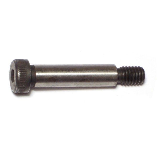 Midwest Fastener Shoulder Screw, 18 (Coarse) Thr Sz, 1/2' Thr Lg, 1-1/2 in Shoulder Lg, Steel, 3 PK 71606